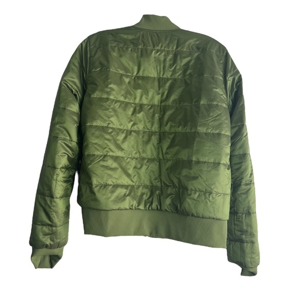 LULULEMON Non Stop Bomber Reversible Jacket in Green Foliage Size 8 and Size 4 - Picture 12 of 16